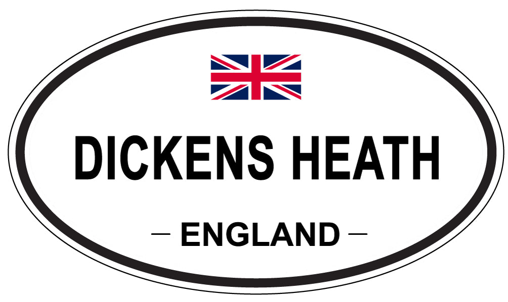 DICKENS HEATH, England - Oval Magnet