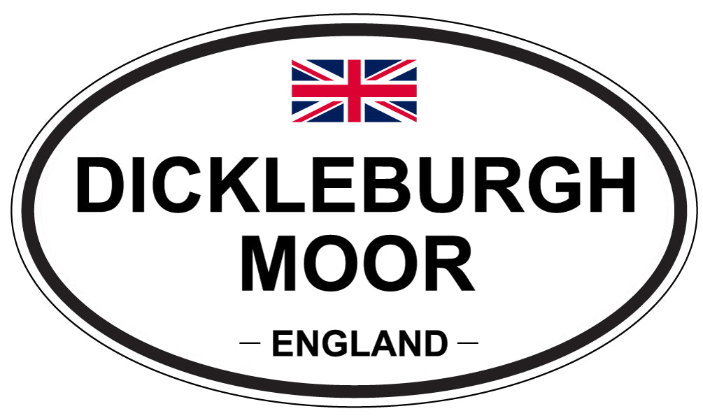 DICKLEBURGH MOOR, ENGLAND - Oval Sticker