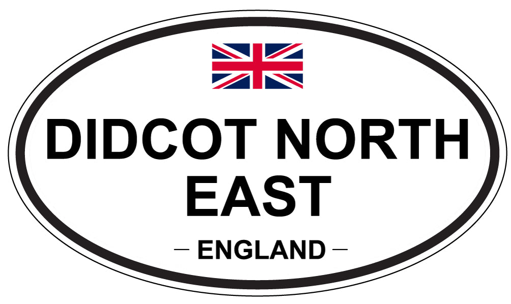 DIDCOT NORTH EAST, ENGLAND - Oval Sticker