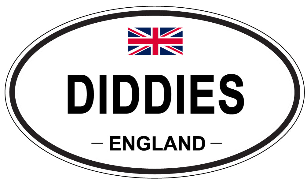 DIDDIES, England - Oval Magnet