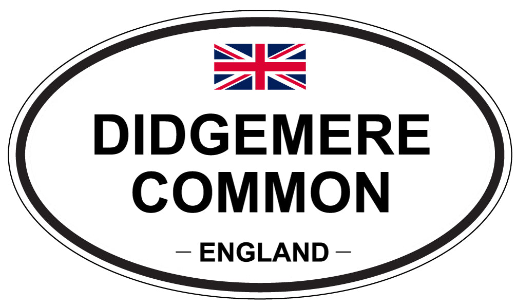 DIDGEMERE COMMON, England - Oval Magnet
