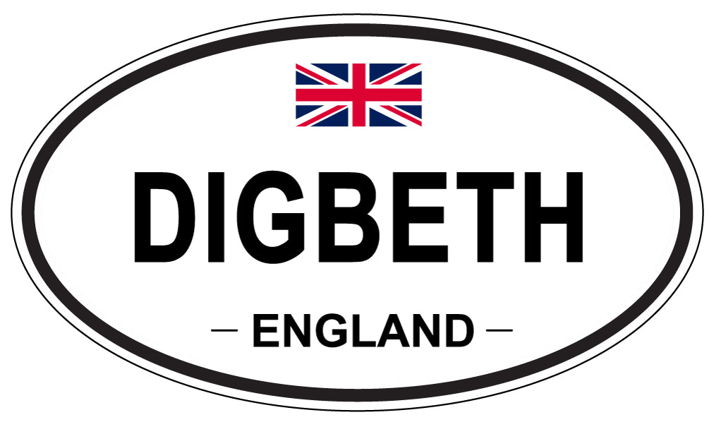 DIGBETH, England - Oval Magnet
