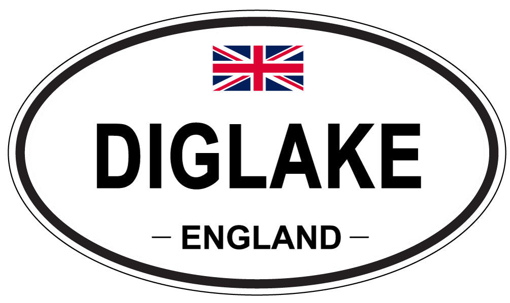 DIGLAKE, England - Oval Magnet