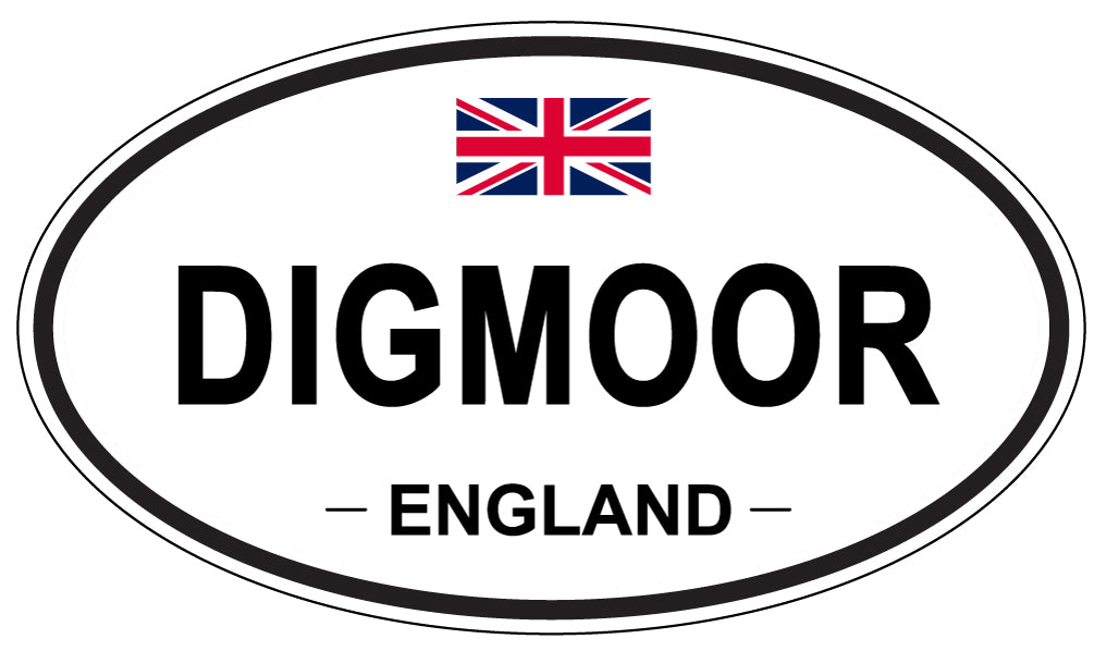 DIGMOOR, England - Oval Magnet