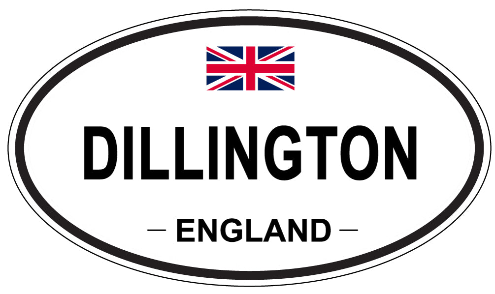 DILLINGTON, England - Oval Magnet
