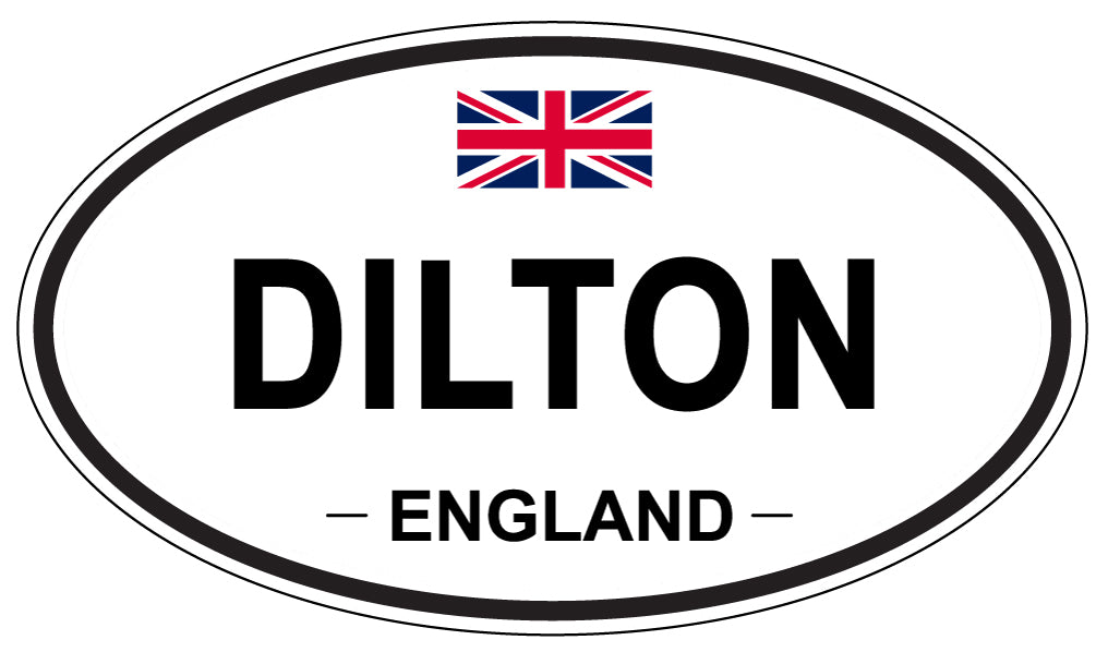 DILTON, England - Oval Magnet