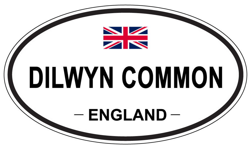 DILWYN COMMON, ENGLAND - Oval Sticker