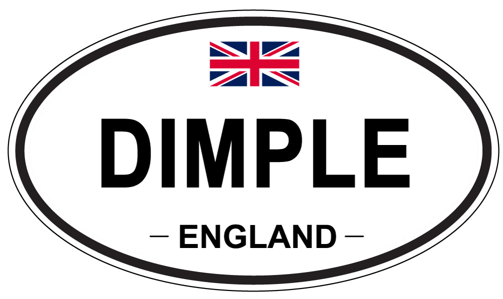 DIMPLE, England - Oval Magnet