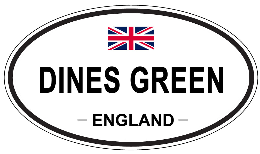 DINES GREEN, England - Oval Magnet