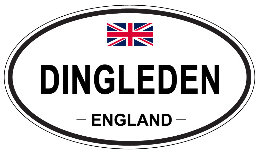 DINGLEDEN, England - Oval Magnet