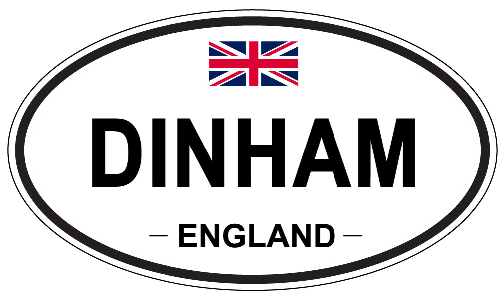 DINHAM, England - Oval Magnet