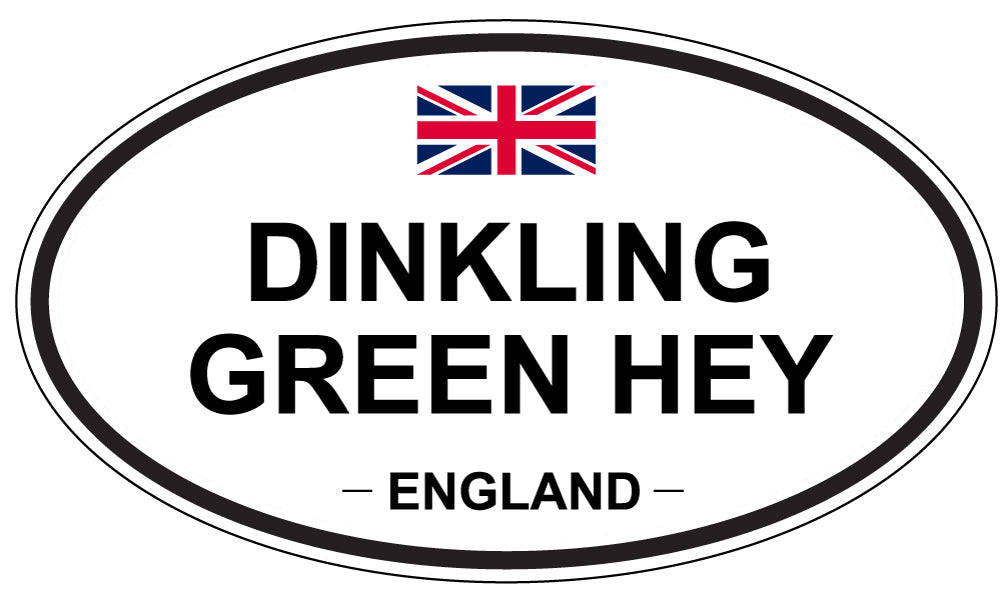 DINKLING GREEN HEY, England - Oval Magnet