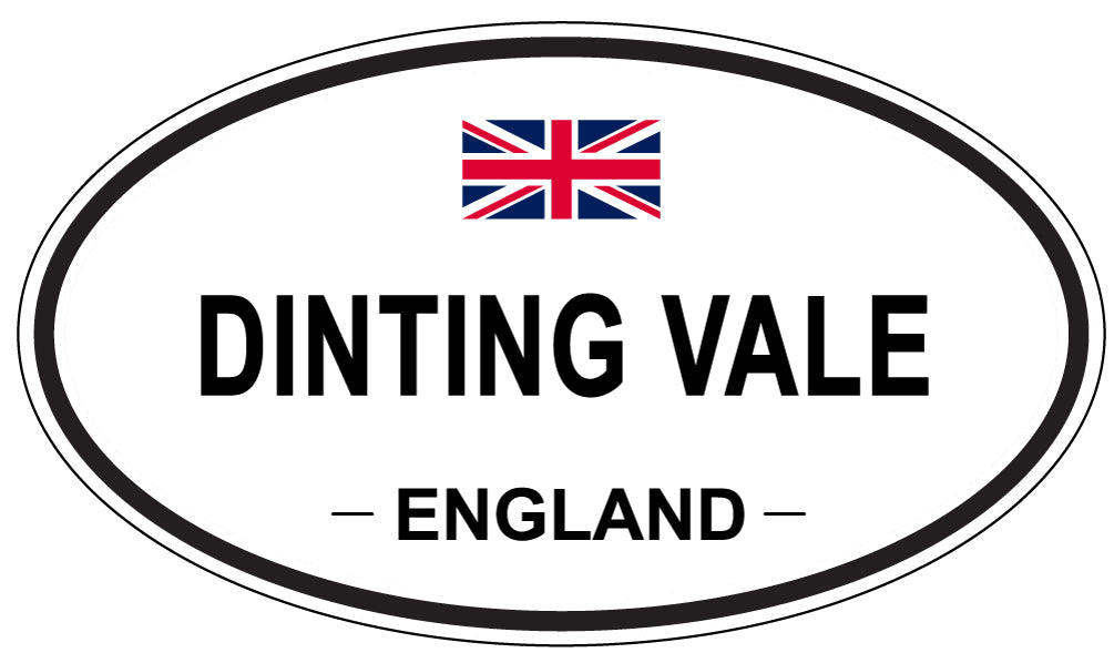DINTING VALE, England - Oval Magnet