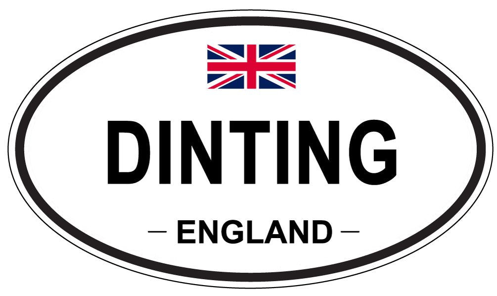 DINTING, England - Oval Magnet