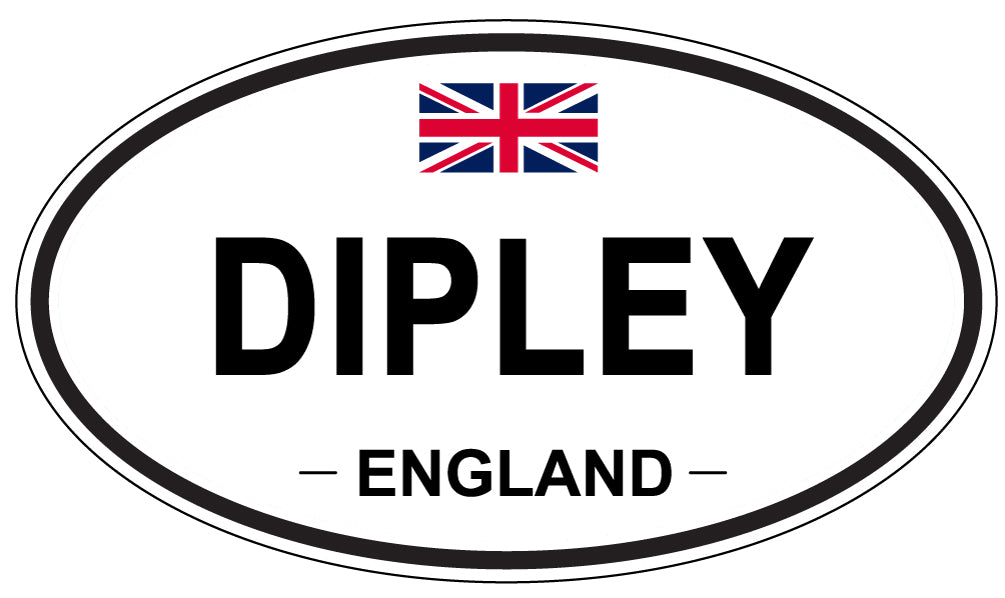 DIPLEY, England - Oval Magnet
