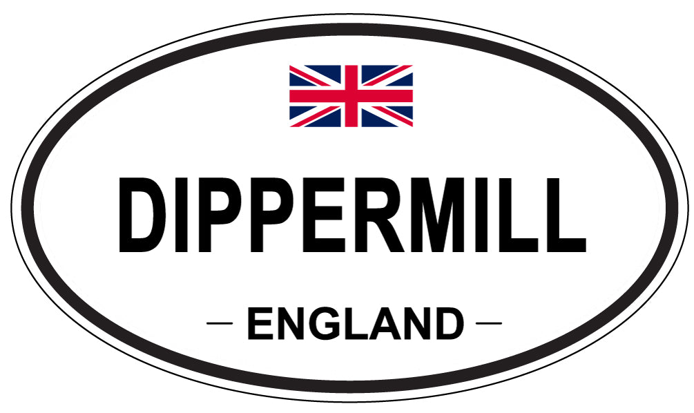 DIPPERMILL, England - Oval Magnet