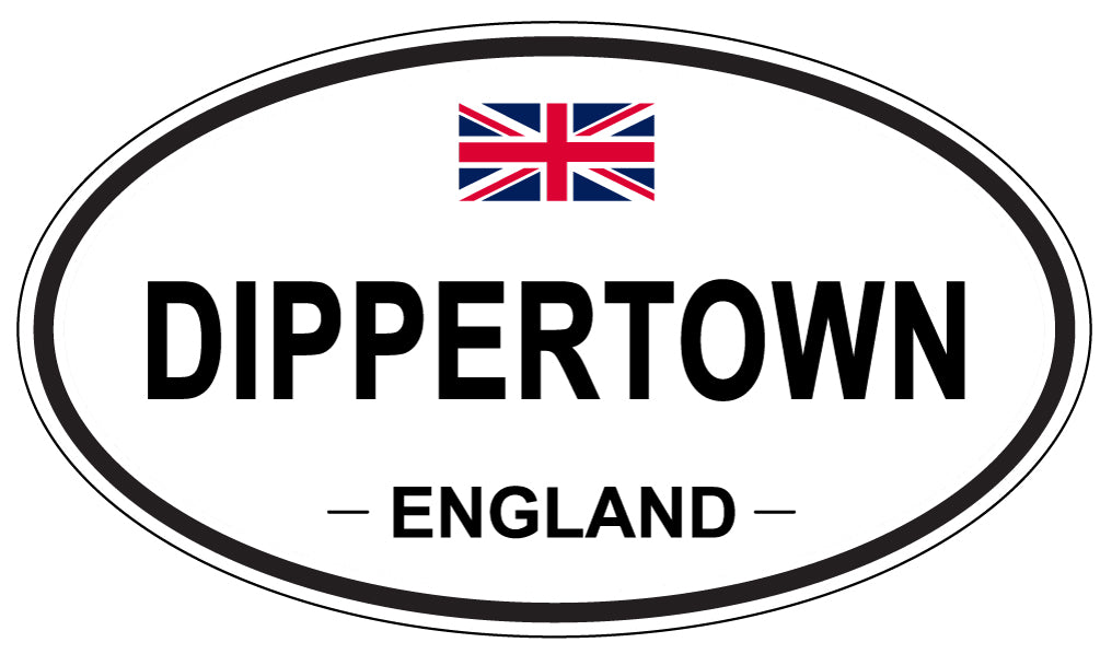 DIPPERTOWN, ENGLAND - Oval Sticker