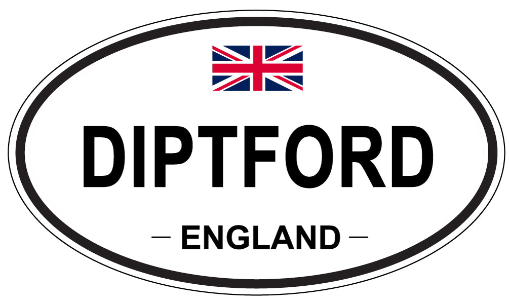 DIPTFORD, England - Oval Magnet