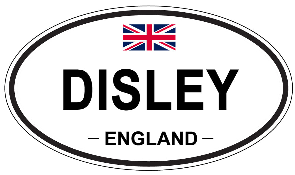 DISLEY, England - Oval Magnet