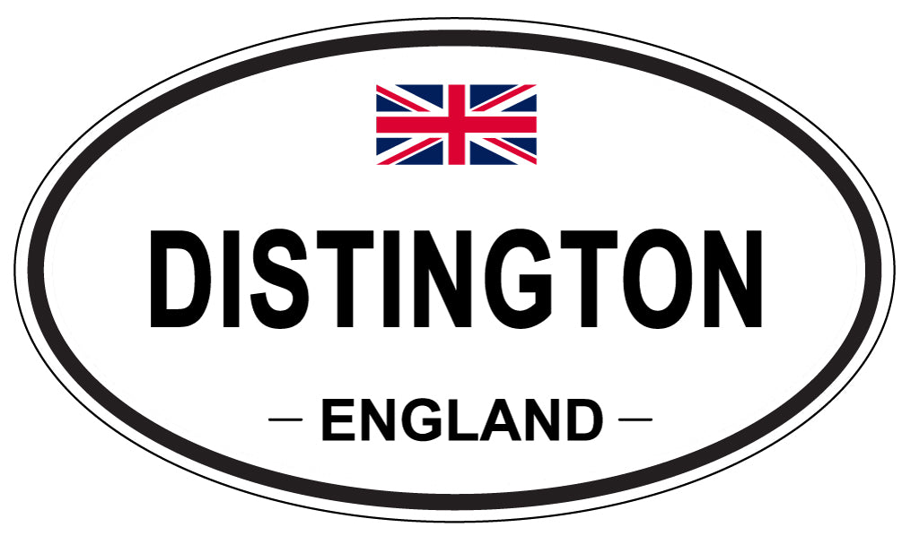 DISTINGTON, England - Oval Magnet