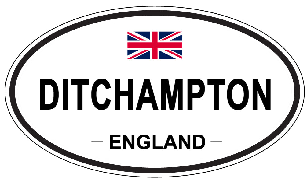 DITCHAMPTON, England - Oval Magnet