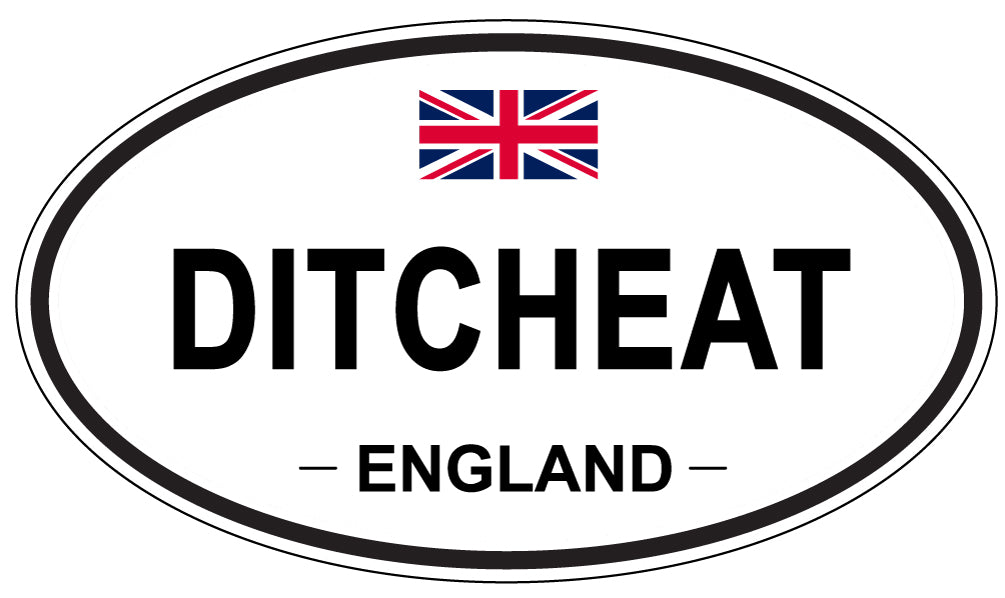 DITCHEAT, England - Oval Magnet