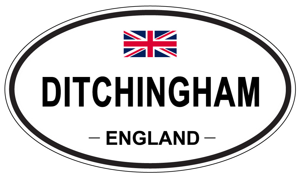 DITCHINGHAM, England - Oval Magnet
