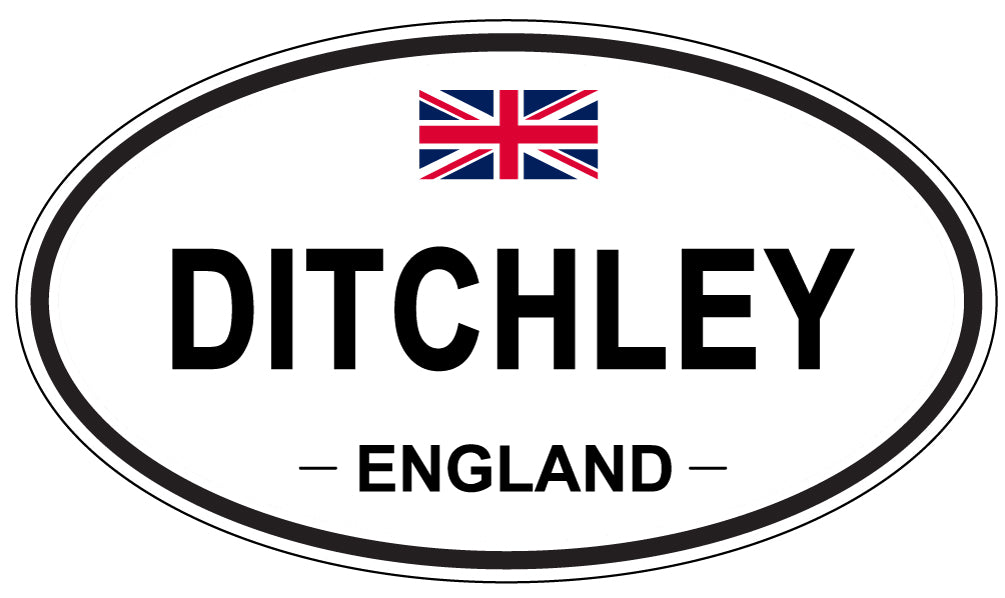 DITCHLEY, England - Oval Magnet