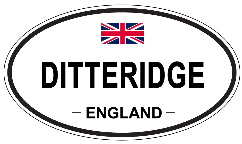 DITTERIDGE, England - Oval Magnet