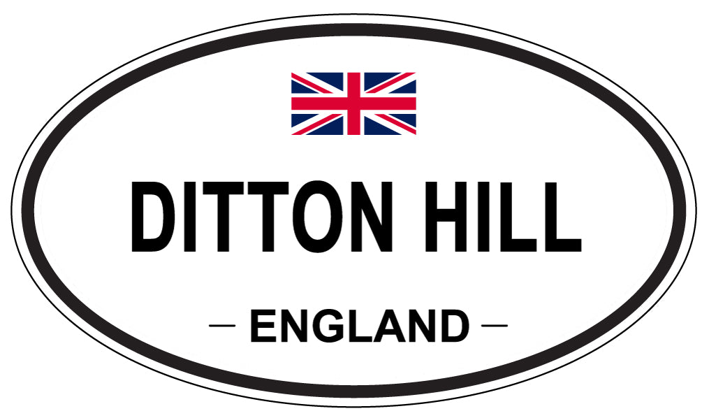 DITTON HILL, England - Oval Magnet