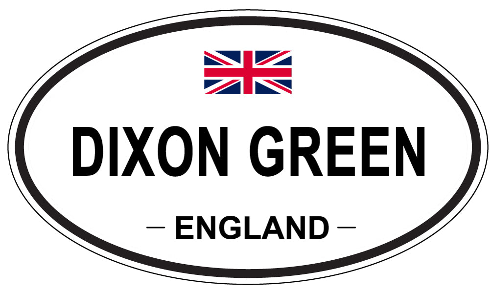 DIXON GREEN, England - Oval Magnet