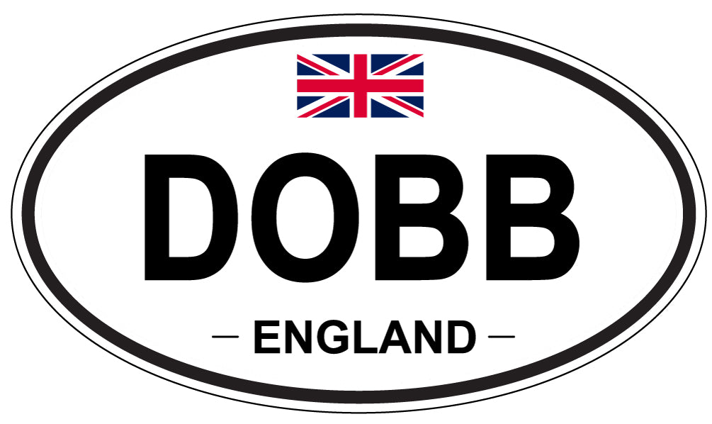 DOBB, England - Oval Magnet