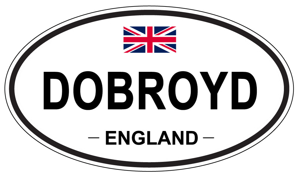DOBROYD, England - Oval Magnet