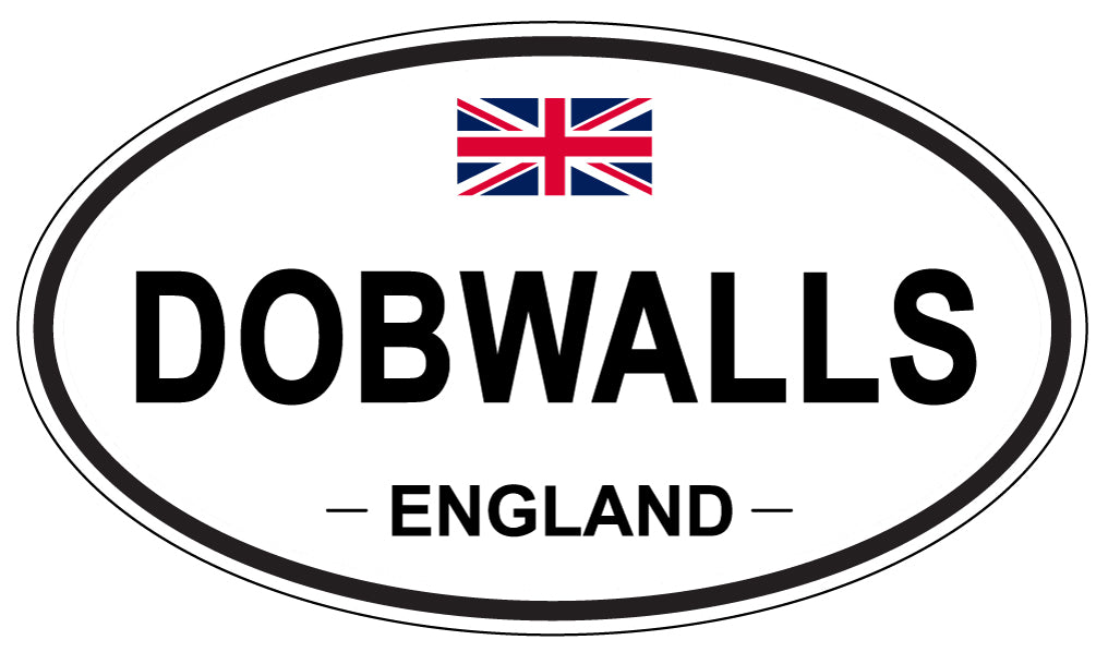 DOBWALLS, England - Oval Magnet