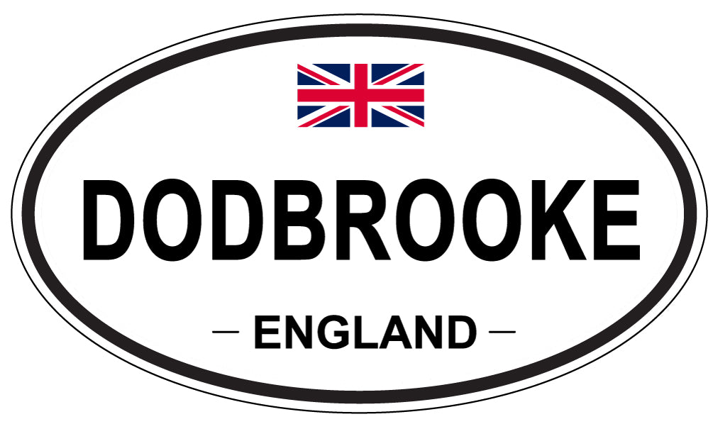 DODBROOKE, England - Oval Magnet