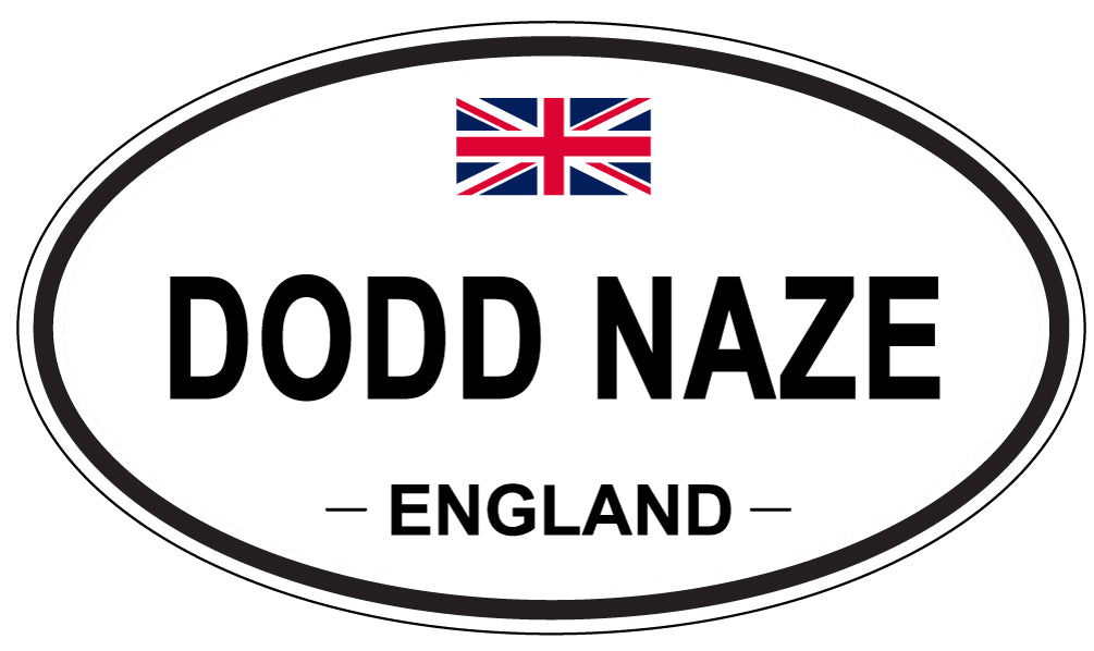 DODD NAZE, England - Oval Magnet