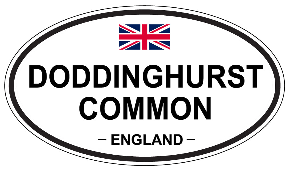 DODDINGHURST COMMON, England - Oval Magnet