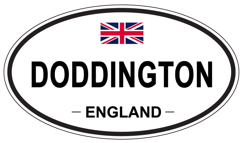 DODDINGTON, England - Oval Magnet