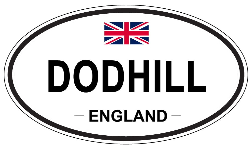 DODHILL, England - Oval Magnet