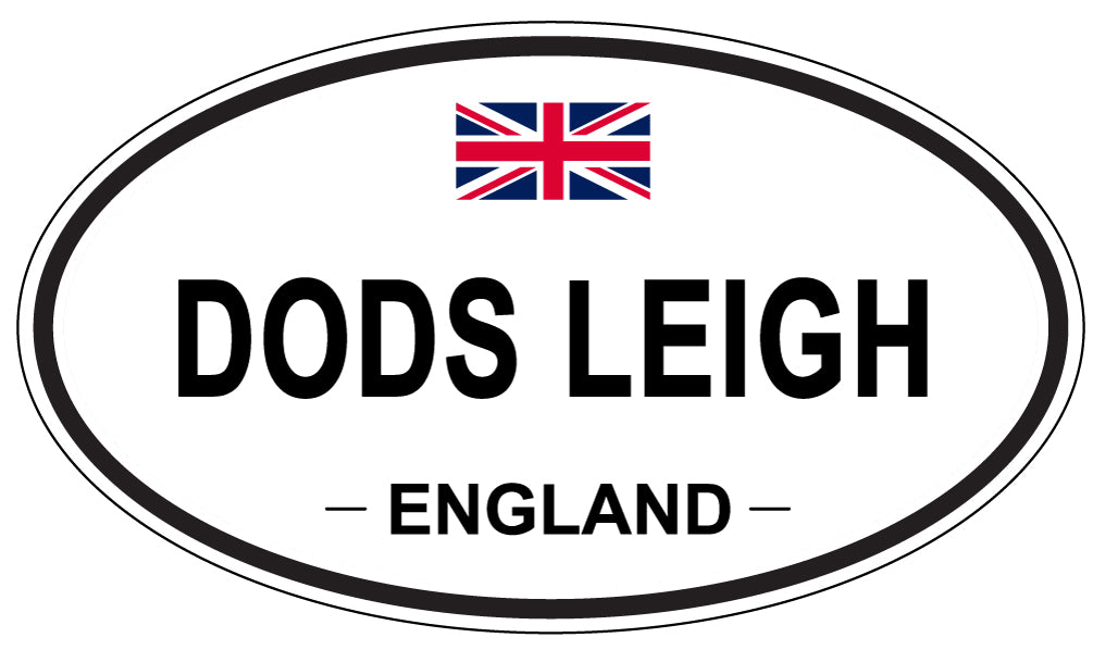 DODS LEIGH, England - Oval Magnet