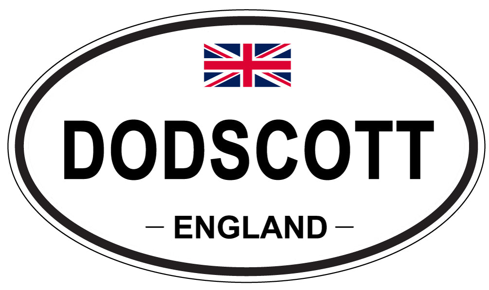 DODSCOTT, England - Oval Magnet