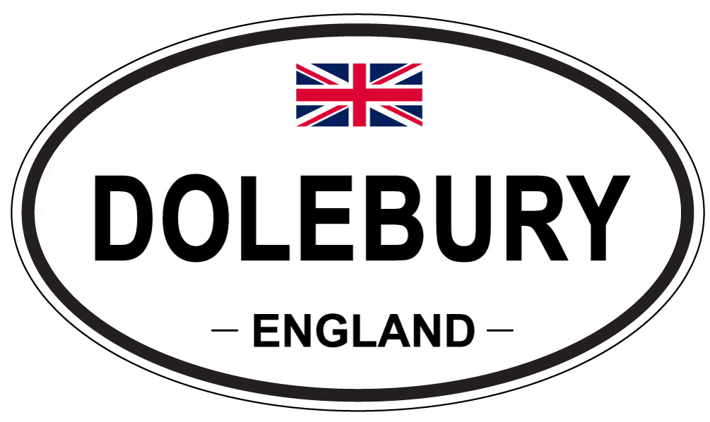 DOLEBURY, ENGLAND - Oval Sticker
