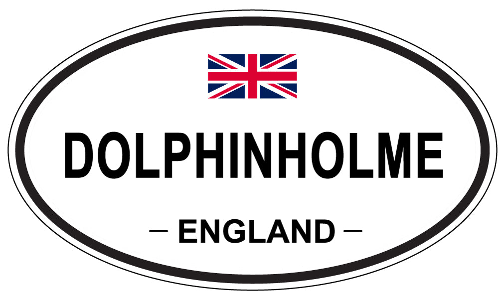 DOLPHINHOLME, England - Oval Magnet