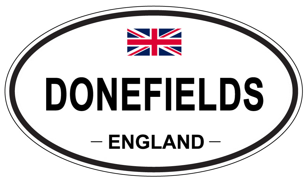 DONEFIELDS, England - Oval Magnet