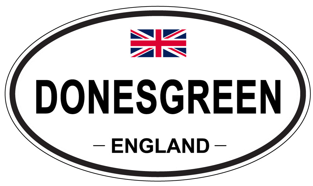 DONESGREEN, England - Oval Magnet