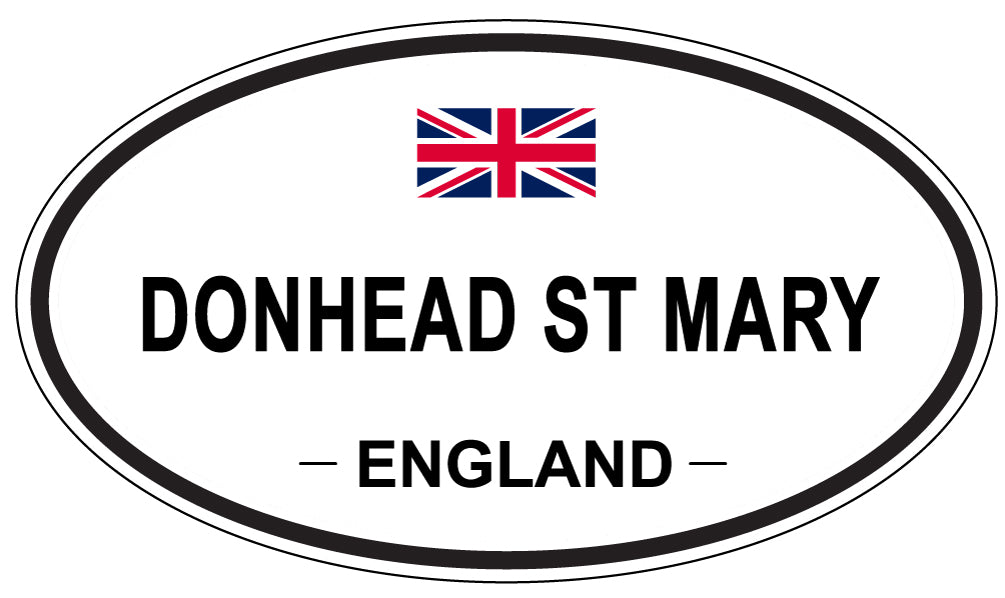 DONHEAD ST MARY, England - Oval Magnet