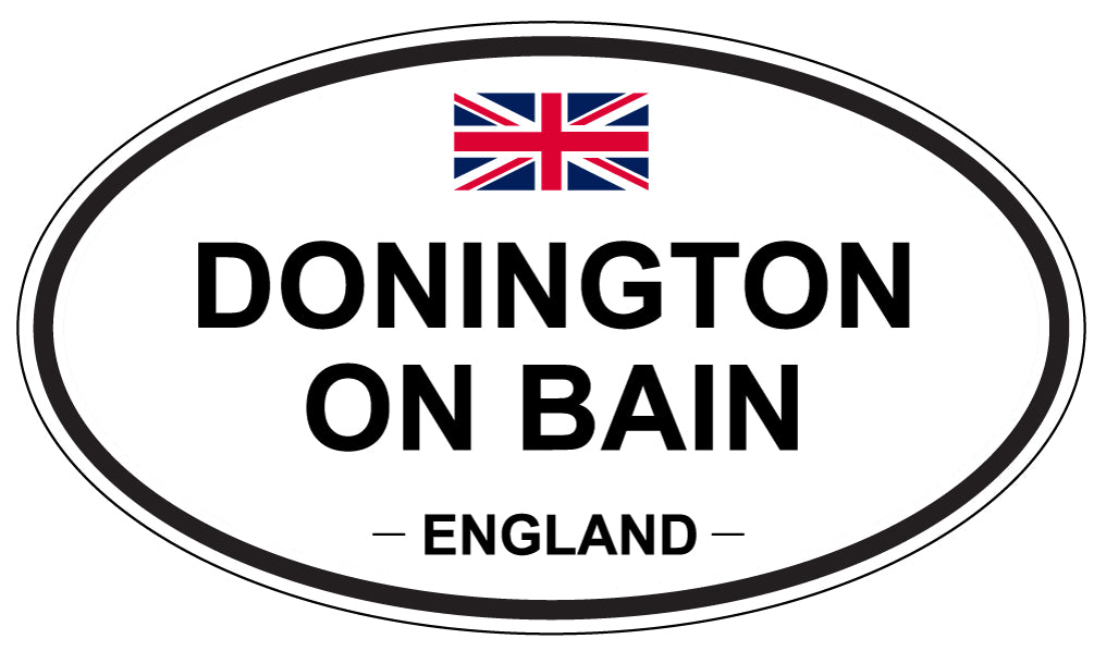 DONINGTON ON BAIN, England - Oval Magnet