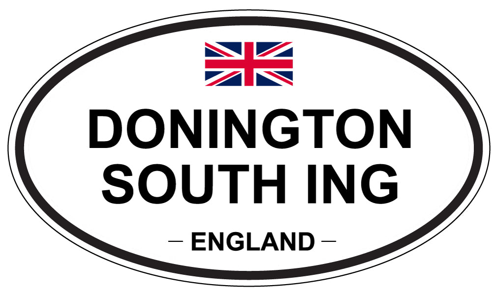 DONINGTON SOUTH ING, England - Oval Magnet