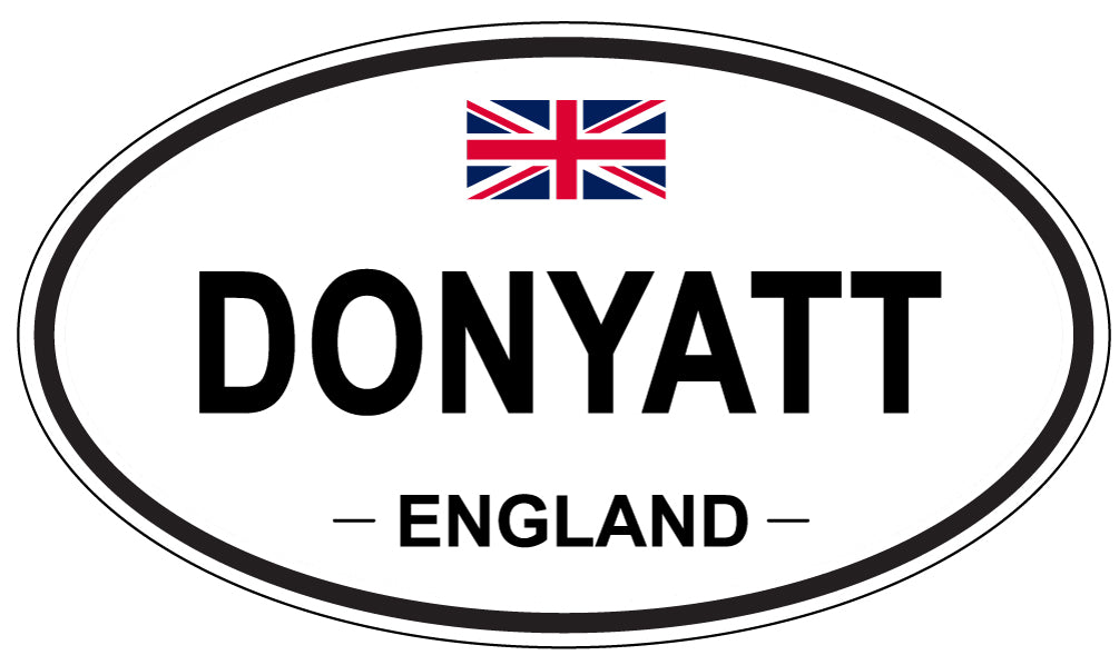DONYATT, England - Oval Magnet