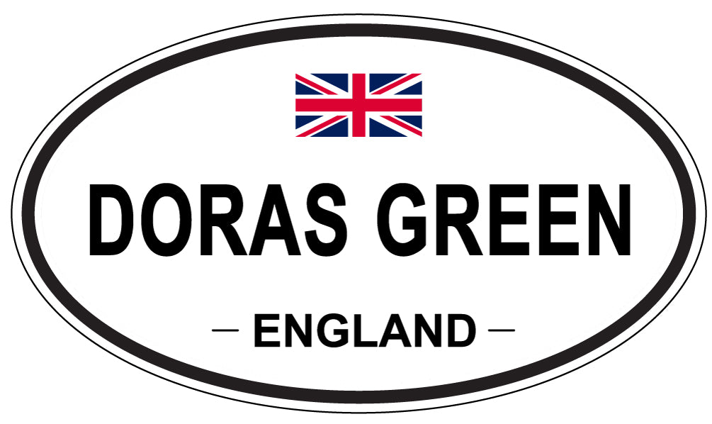 DORAS GREEN, England - Oval Magnet